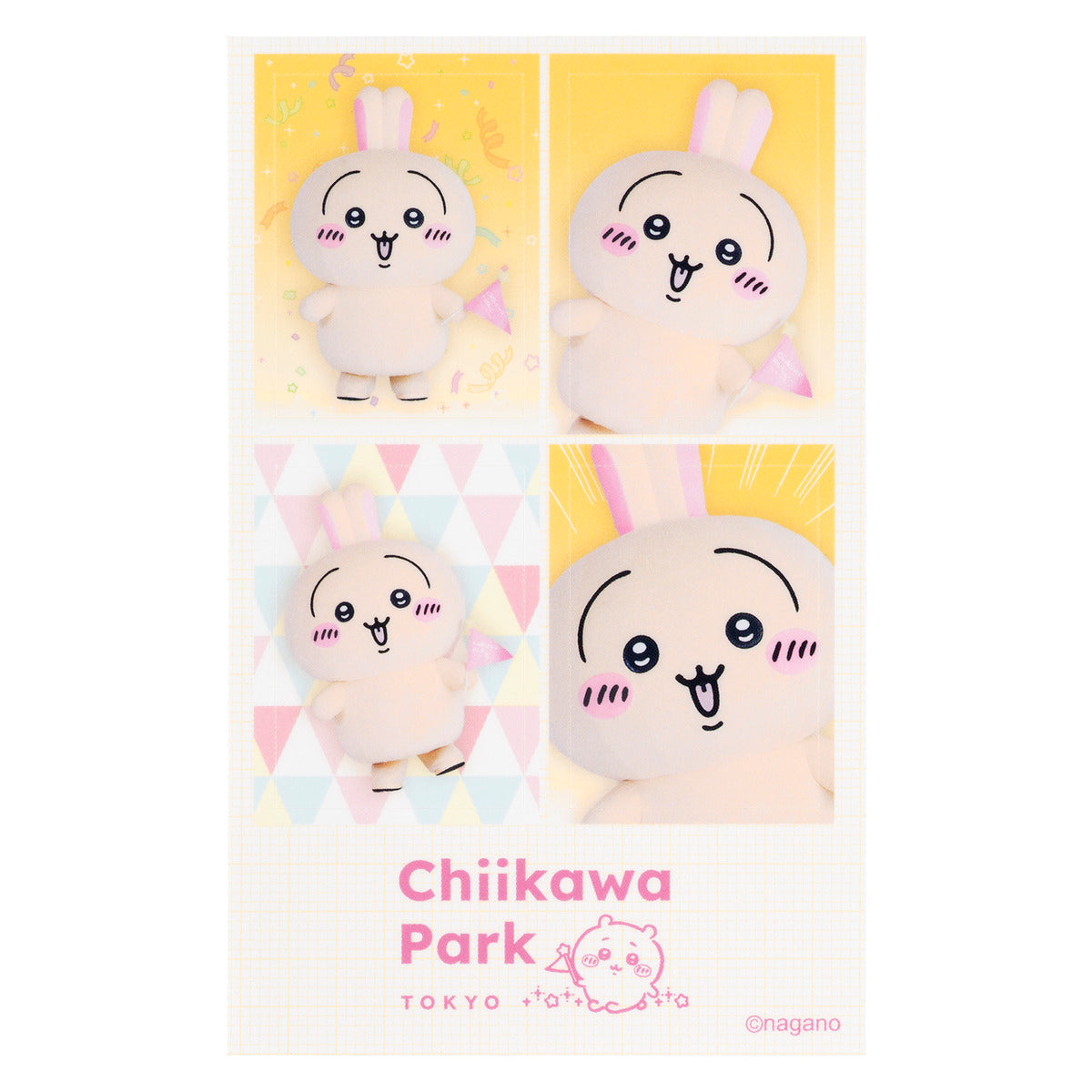 [USAGI] "Chiikawa Park Special Photo" ID Photo Style Sticker