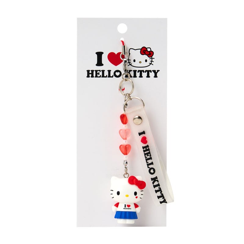 [HELLO KITTY] "I LOVE SANRIO CHARACTERS" Strap