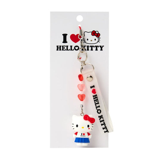 [HELLO KITTY] "I LOVE SANRIO CHARACTERS" Strap
