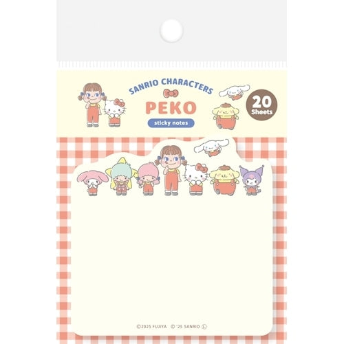 [RED / CHECKERED] "PEKO x Sanrio" Sticky Notes