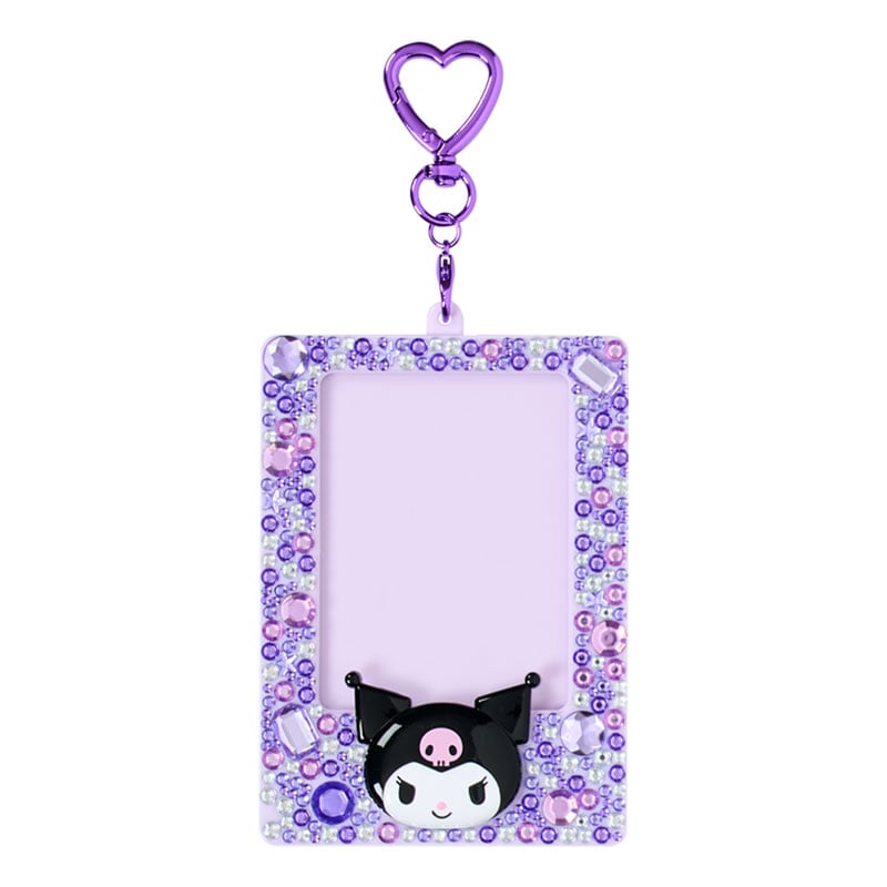 [KUROMI] "Sanrio Enjoy Idol Rhinestone" Trading Card Holder