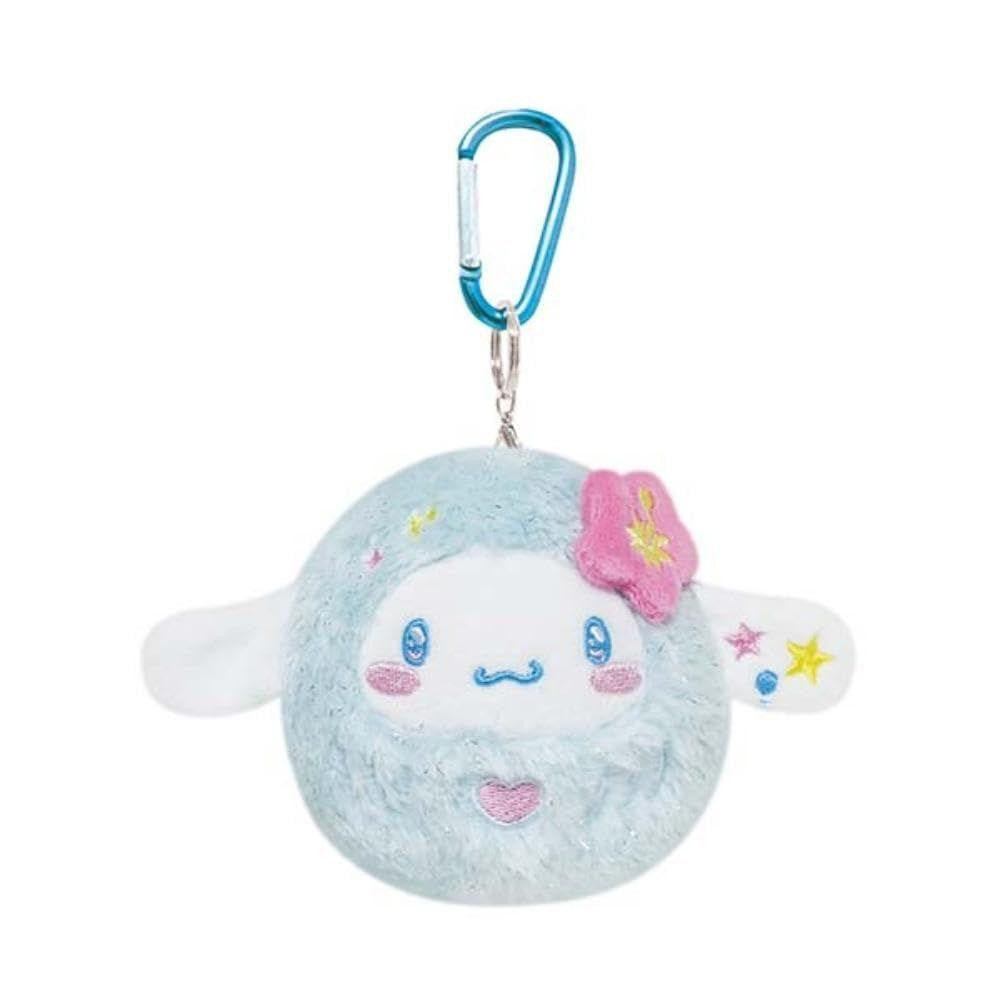 [CINNAMOROLL] "Sanrio Daruma Twinkle" Plush Keychain