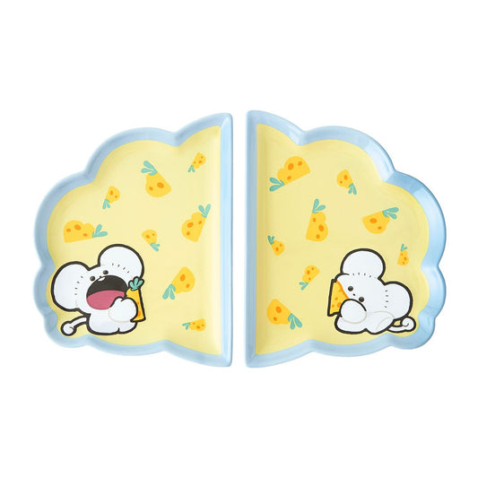 "Pokemon Mogumogu Watching!" Tandemaus Plate Set