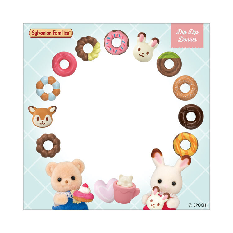 "Sylvanian Families Donut" Memo Pad