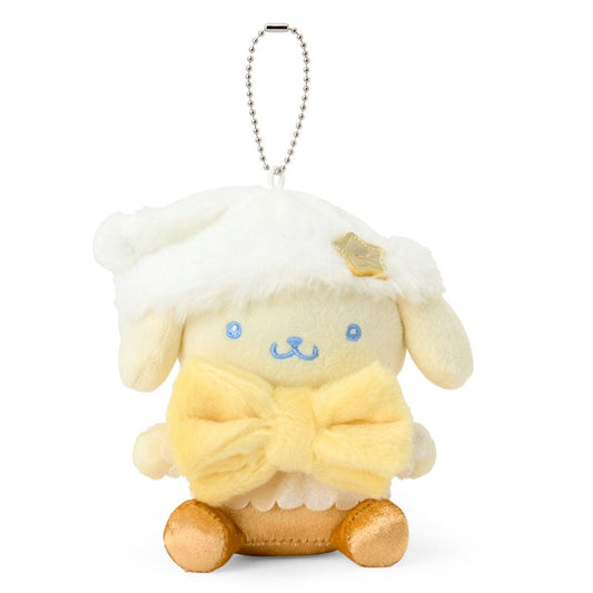 [POMPOMPURIN] "Sanrio Sparkling Winter" Plush Keychain