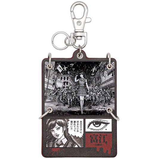 "USJ Junji Ito Tomie Halloween Horror Nights" Acrylic Leather Keychain