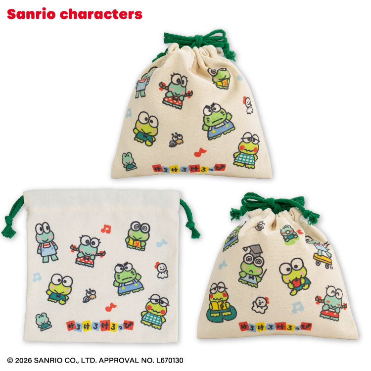 [KEROPPI] "THANKYOUMART x Sanrio Retro" Drawstring Bag