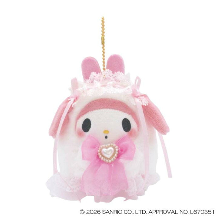 [MY MELODY] "Sanrio Lolita Ghost" Plush Keychain