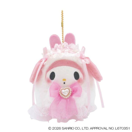 [MY MELODY] "Sanrio Lolita Ghost" Plush Keychain