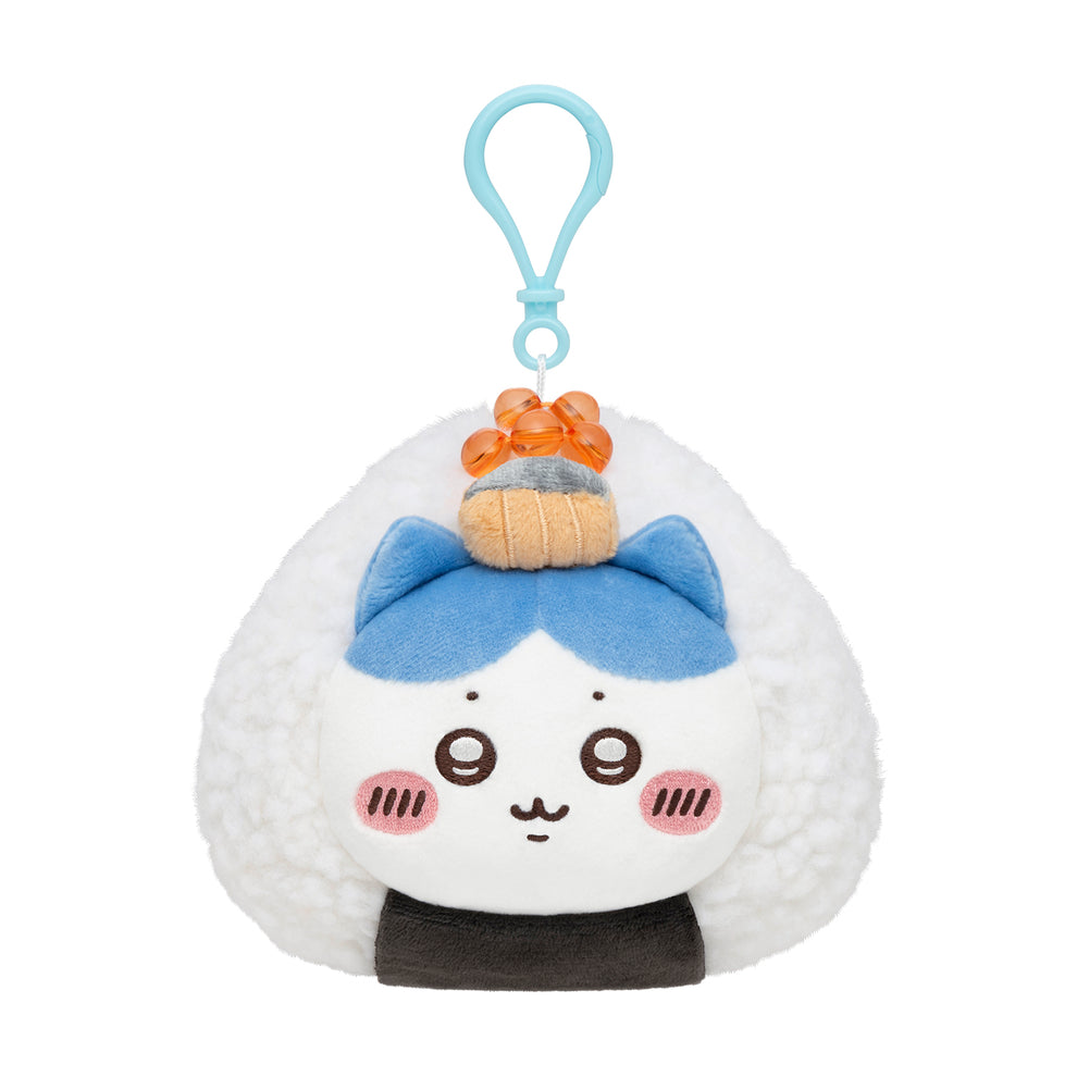 [HACHIWARE] "Chiikawa Mogumogu Honpo Onigiri" Plush Keychain