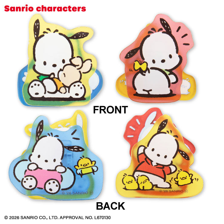[POCHACCO] "THANKYOUMART x Sanrio Retro" Acrylic Clip Set