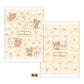 "Korilakkuma and Chairoikoguma Beautiful Flowers" Clear File Set
