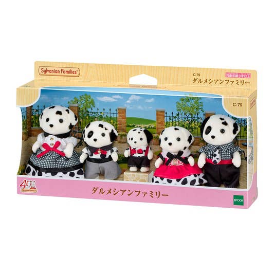 [DALMATIAN FAMILY] "Sylvanian Families" Figure Set