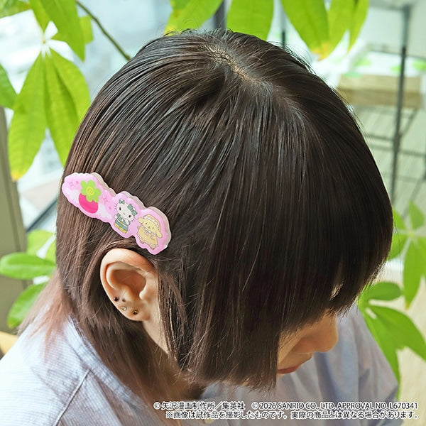 [HELLO KITTY / POMPOMPURIN] LIMITED "Gokinjo Monogatari x Sanrio POP UP STORE" Hair Clip