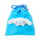 [CINNAMOROLL] "Sanrio" Drawstring Bag with Mascot