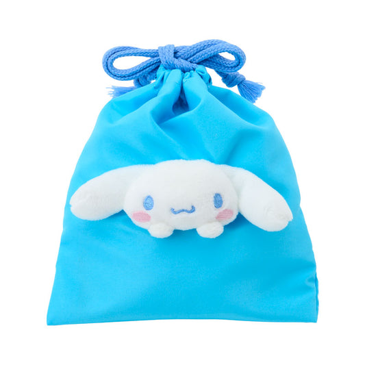 [CINNAMOROLL] "Sanrio" Drawstring Bag with Mascot