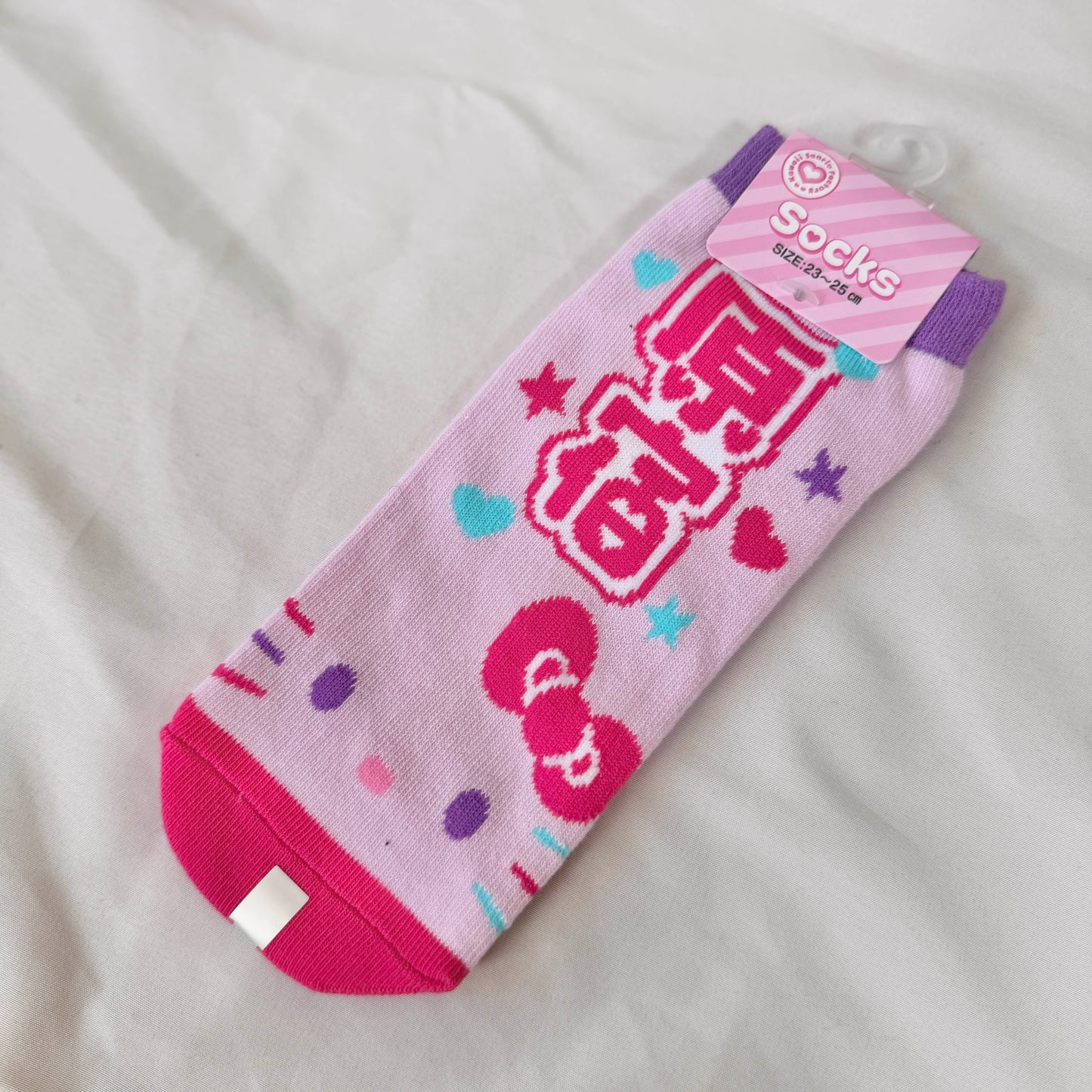[HELLO KITTY / PINK] LIMITED "Sanrio Harajuku Store" Socks