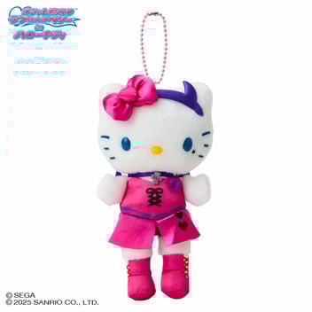 [PINK CHEER] "Love and Berry: Fashionable Witches x Hello Kitty" Plush Keychain