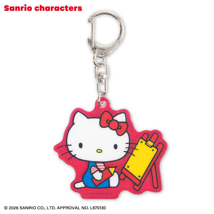 [HELLO KITTY] "THANKYOUMART x Sanrio Retro" Acrylic Keychain