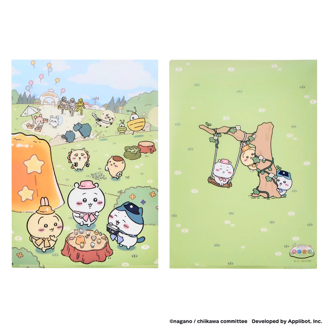 "Chiikawa Pocket POP UP STORE Picnic" Clear File