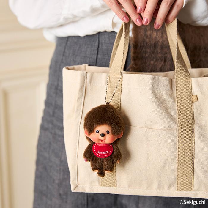[BOY] "Monchhichi Big Face" Plush Keychain