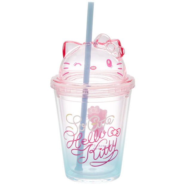 "USJ Hello Kitty" Tumbler with Straw