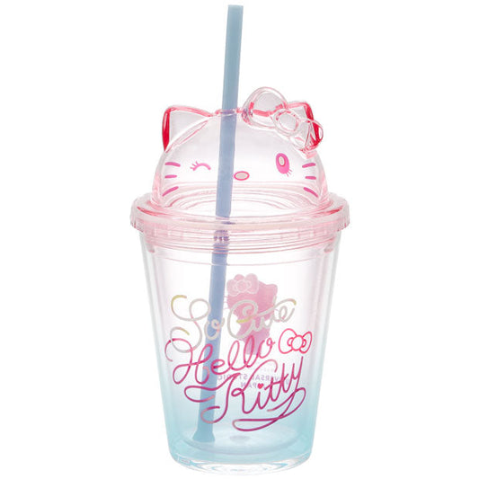 "USJ Hello Kitty" Tumbler with Straw