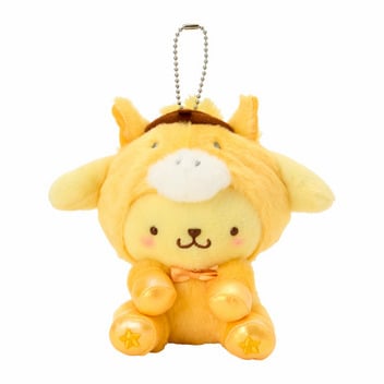 [POMPOMPURIN] "Sanrio Horse New Year 2026" Plush Keychain
