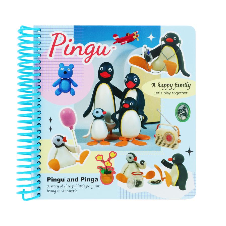 [BLUE] "Pingu" Square Notebook