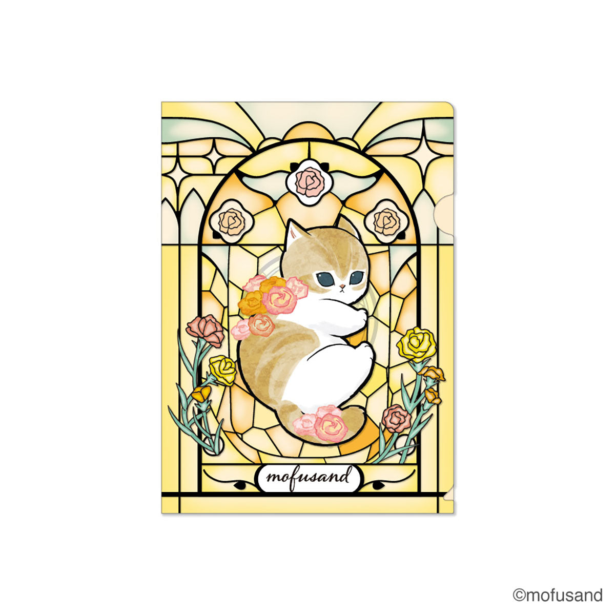 [ORANGE] "Mofusand Stained Glass" File Folder