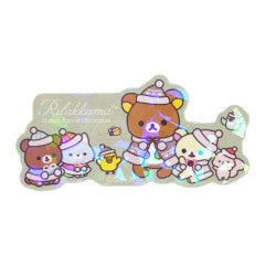 "Rilakkuma Store Limited Christmas 2025" Hologram Sticker