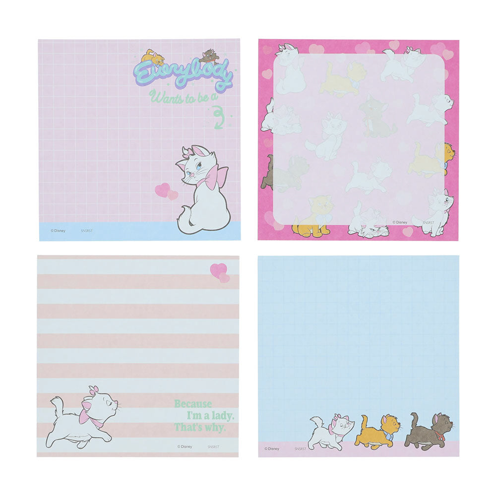 [MARIE / ARISTOCATS] "Disney Kawaii Little Buddy" Square Memo