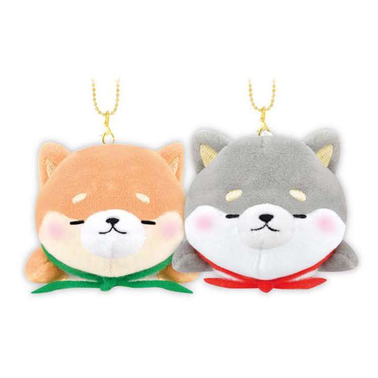 [SHIBA INU] "Nikonui Lying Down 2" Plush Keychain