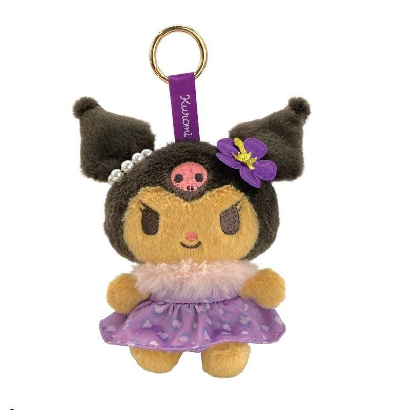 [KUROMI] "Sanrio Suntan Leopard" Plush Keychain