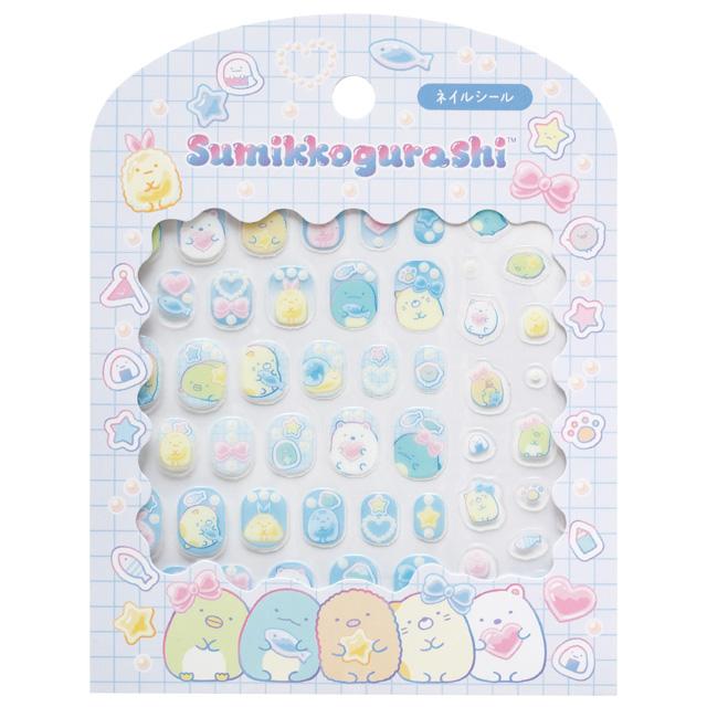 [SUMIKKO GURASHI / PURPLE] "San-x" Nail Stickers