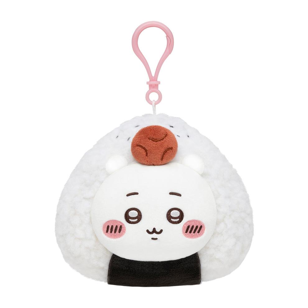 [CHIIKAWA] "Chiikawa Mogumogu Honpo Onigiri" Plush Keychain