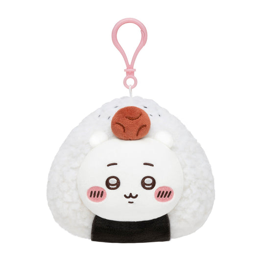 [CHIIKAWA] "Chiikawa Mogumogu Honpo Onigiri" Plush Keychain