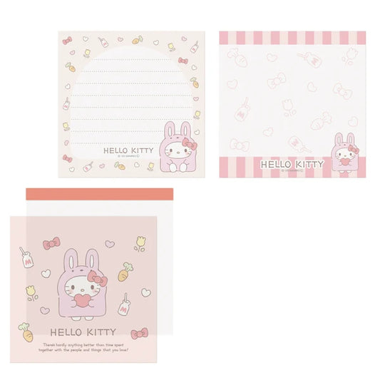 [HELLO KITTY] "Sanrio Animal Kigurumi Time" Square Memo