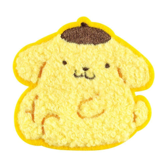 [POMPOMPURIN] "Sanrio Sitting Cutely Mokomoko" Embroidered Sticker
