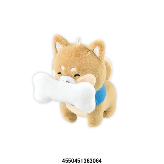 [SHIBA INU] "Eating Nikonui" Plush Keychain