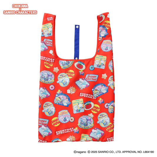 [ORANGE] "Chiikawa x Sanrio Supermarket" Eco Bag