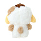 [POMPOMPURIN] "Sanrio Fine Face Mini Friend Costume" Plush Keychain