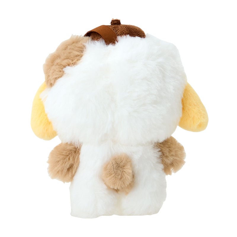 [POMPOMPURIN] "Sanrio Fine Face Mini Friend Costume" Plush Keychain
