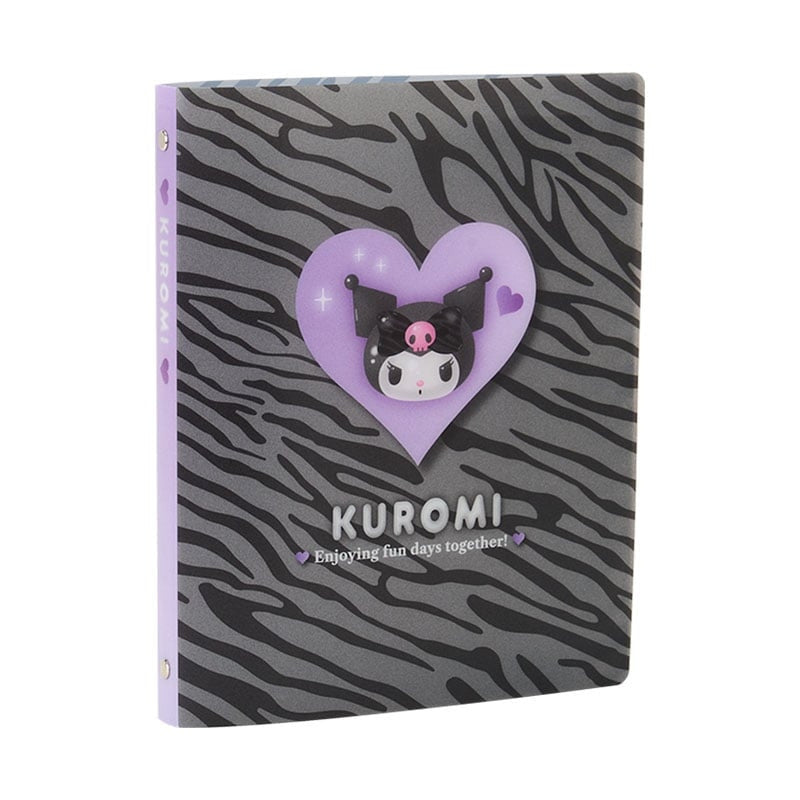 [KUROMI] "Sanrio Monotone Animal Design Series" Binder Kuromi