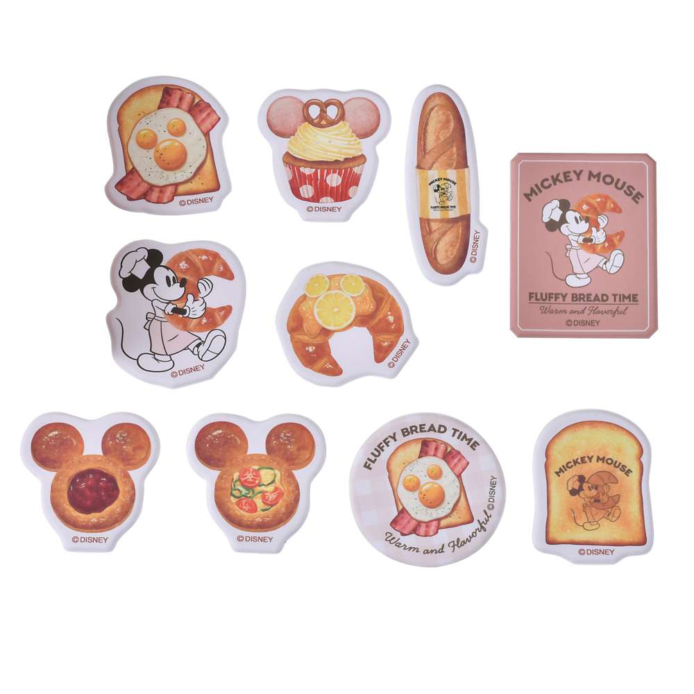 "MICKEY'S BAKERY" Sticker Set