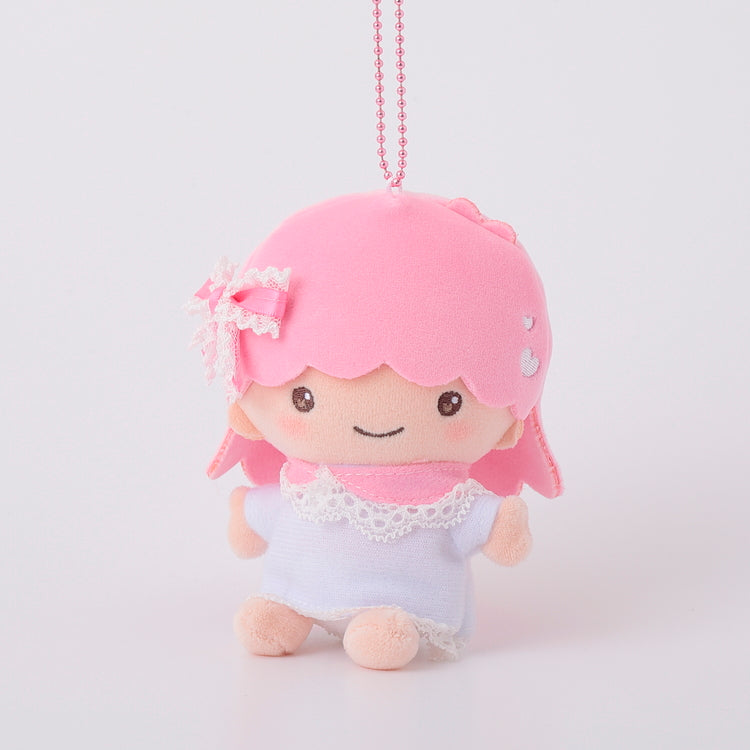 [LALA / LITTLE TWIN STARS] "Sanrio Hey, you! Over Here! Munyugurumi" Plush Keychain