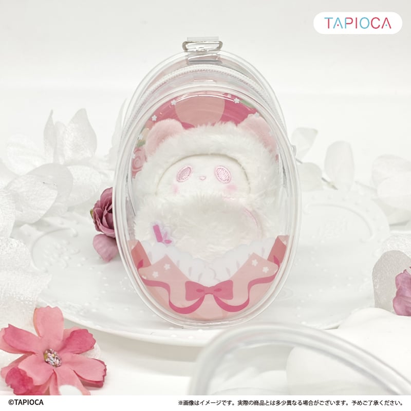 [CREAM] "Tapioca Original Flower Stand" Window Pouch