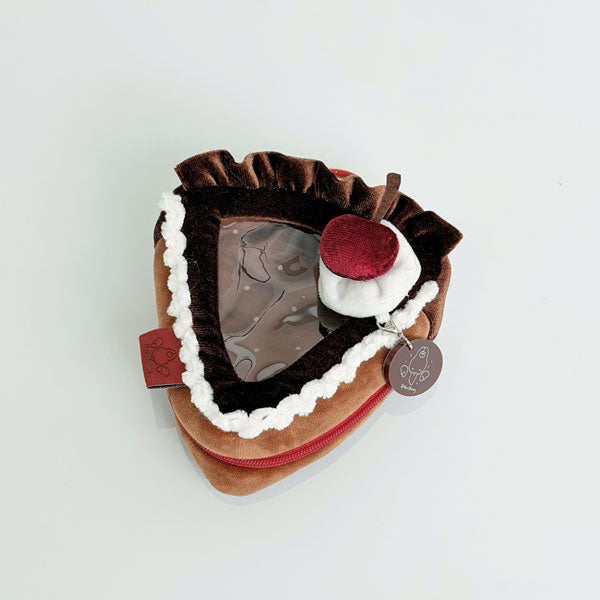 [CHOCOLATE / TRIANGLE] "NOTBUNNY Cake Doll" Pouch