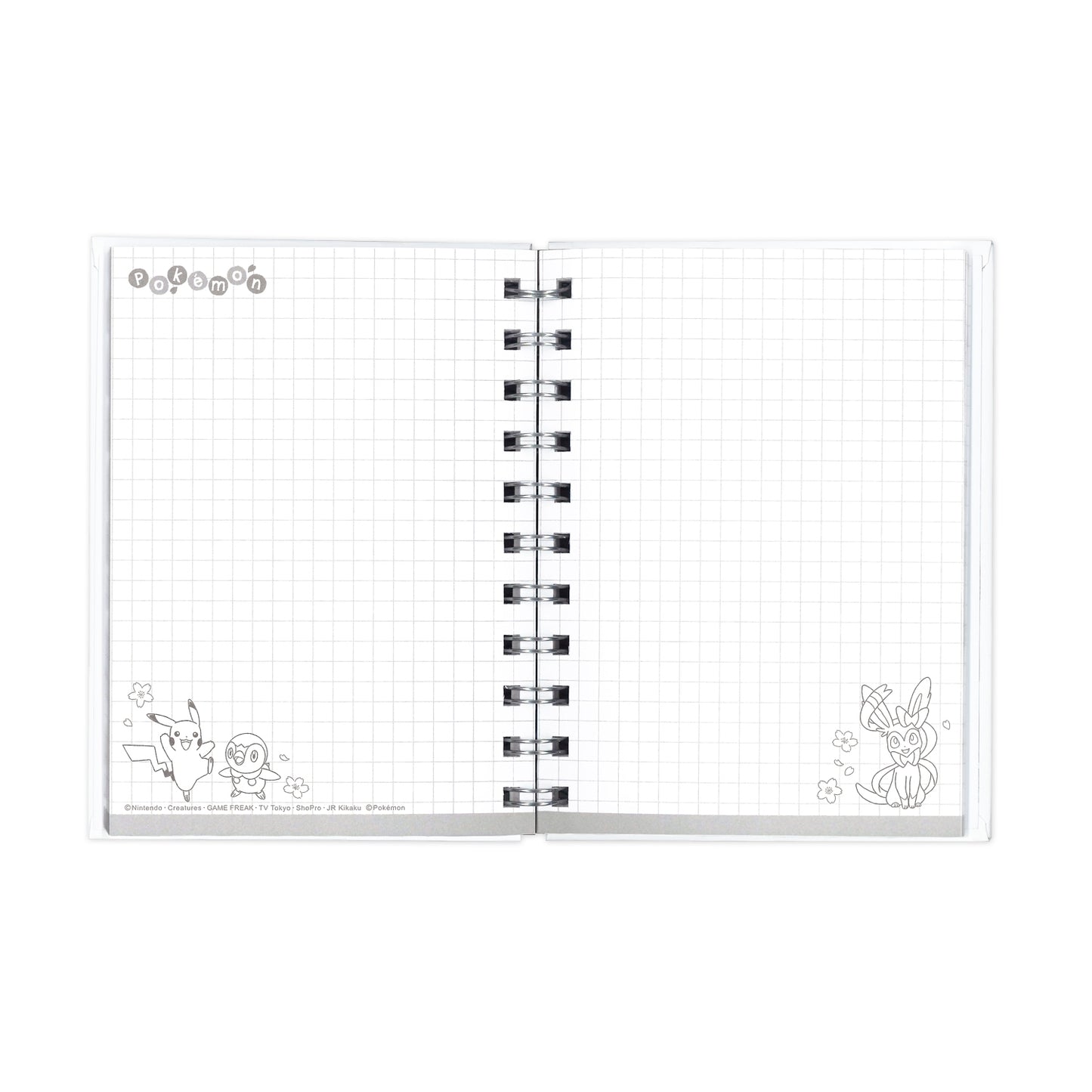 [WHITE] "Pokemon Sakura" A6 Notebook