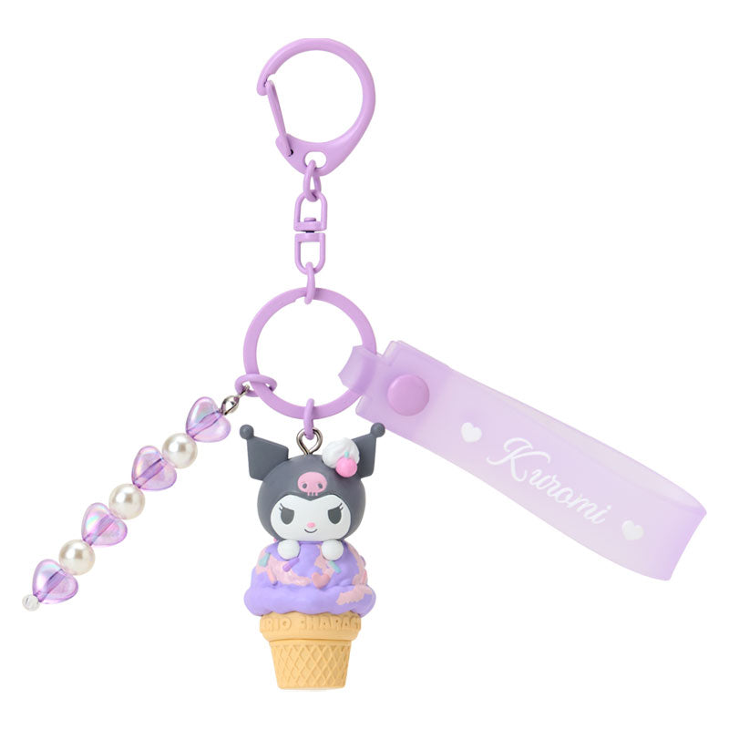 [KUROMI] "Sanrio Dreamy Ice Parlor" Strap Keychain